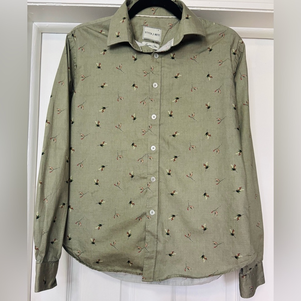Stitch Note Button Down Shirt